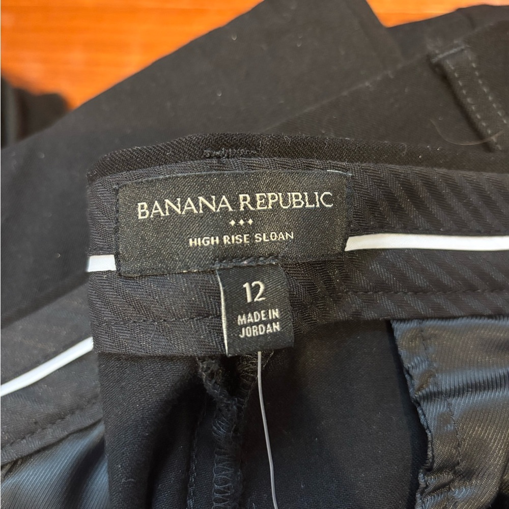 Banana Republic Women’s Black High Rise Sloan Dress Pants